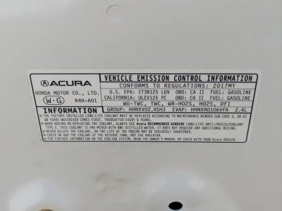 2017 Acura ILX Sedan w/AcuraWatch Plus