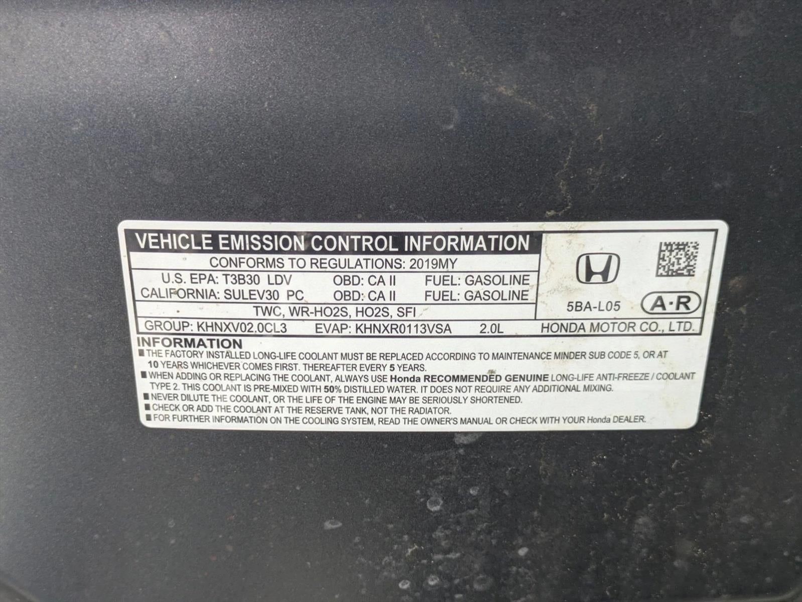 2019 Honda Civic Sedan LX CVT