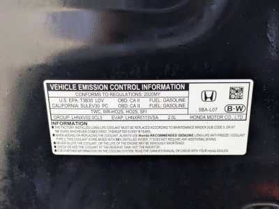 2020 Honda Civic Sedan Sport CVT