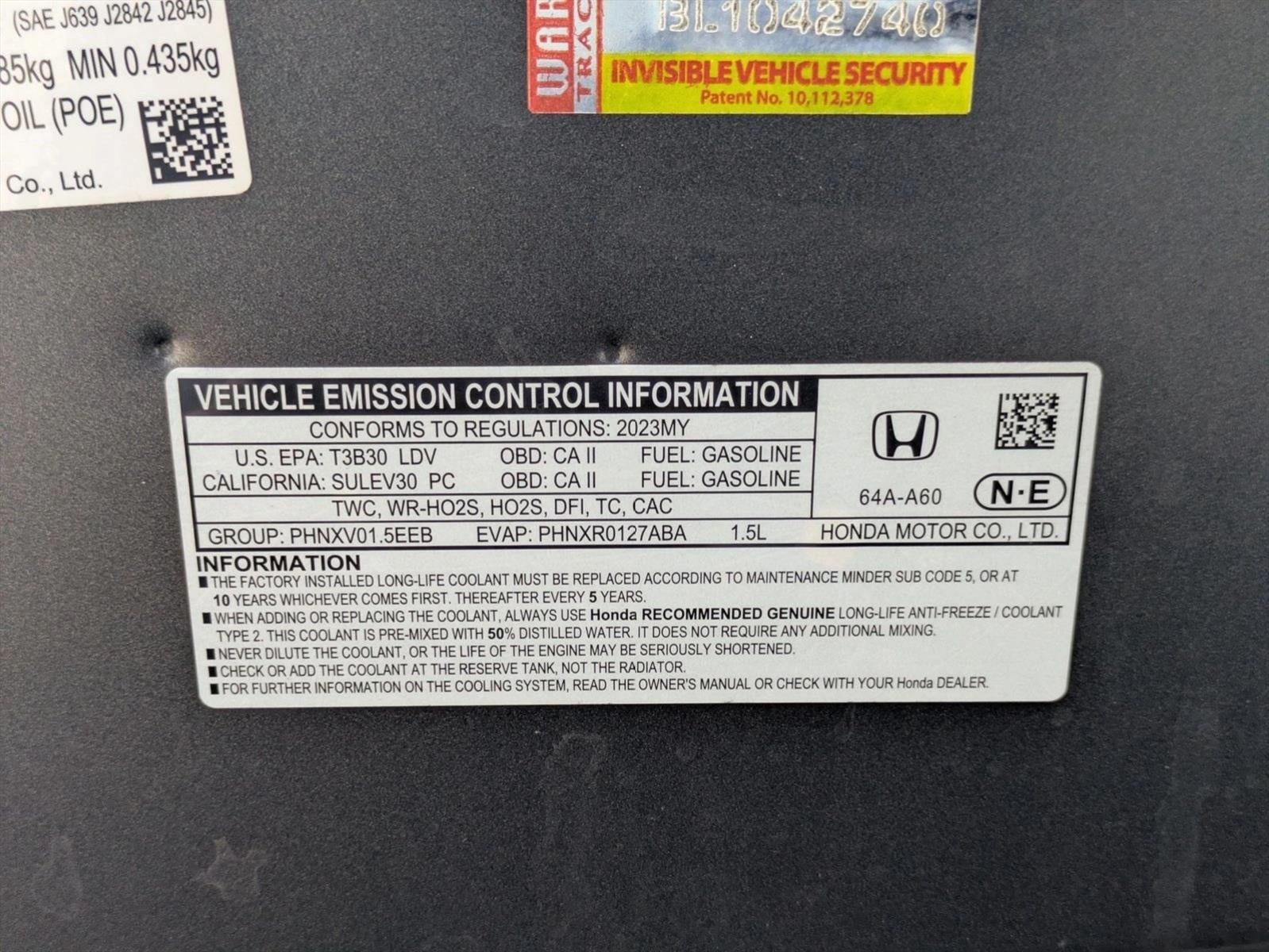 2023 Honda Civic Hatchback EX-L CVT