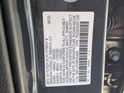 2023 Honda Civic Hatchback EX-L CVT
