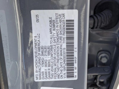 2025 Honda Civic Hatchback Sport CVT