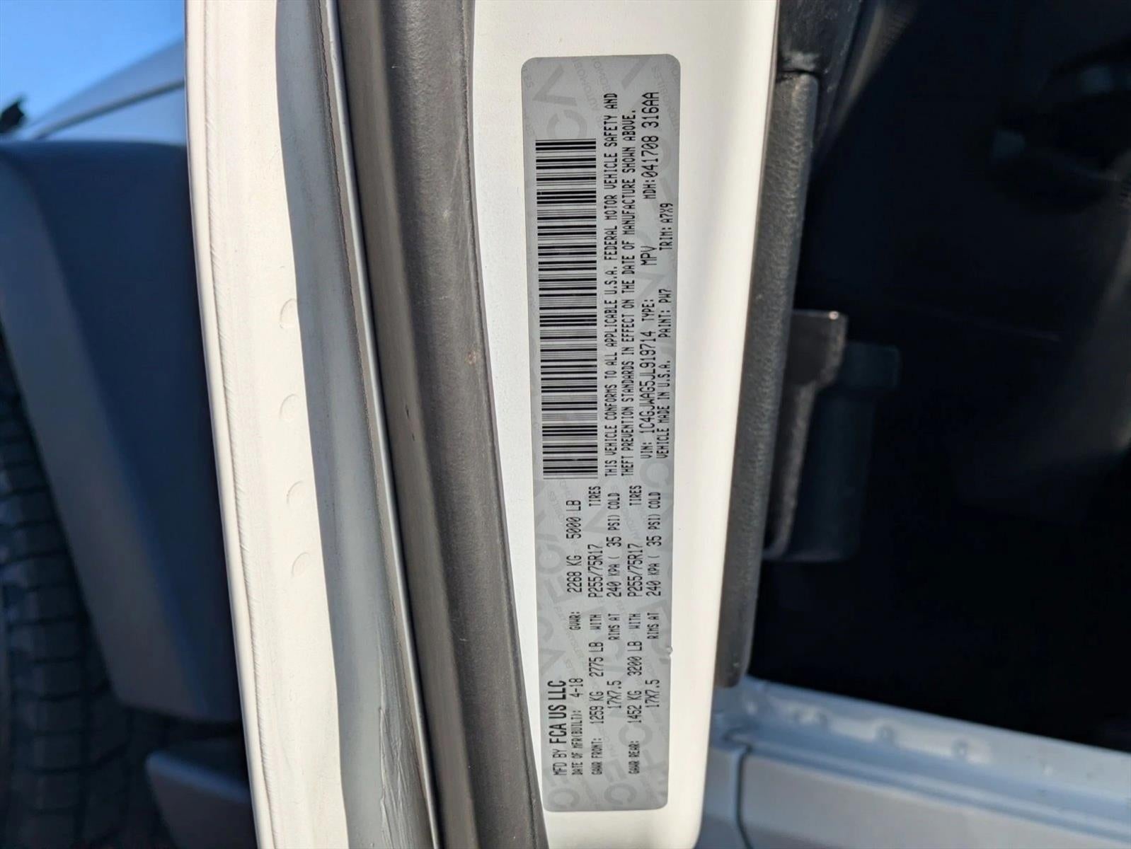 2018 Jeep Wrangler JK Sport S 4x4