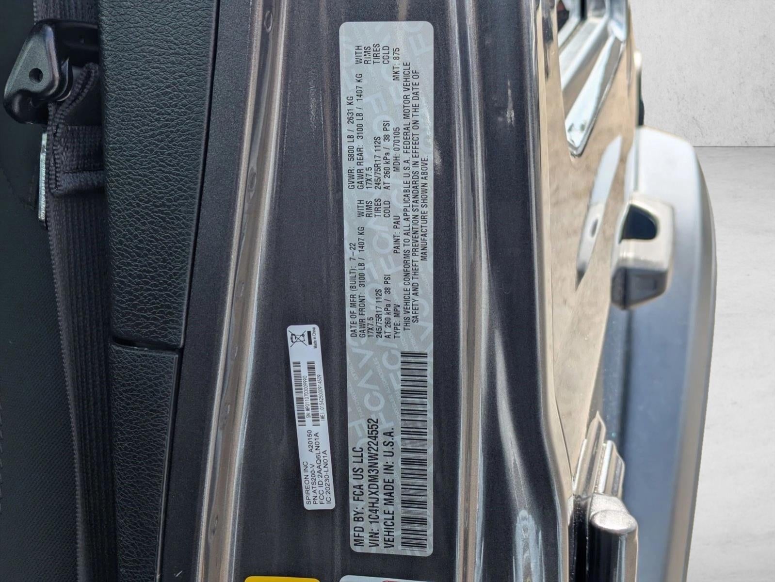 2022 Jeep Wrangler Unlimited Sport S 4x4