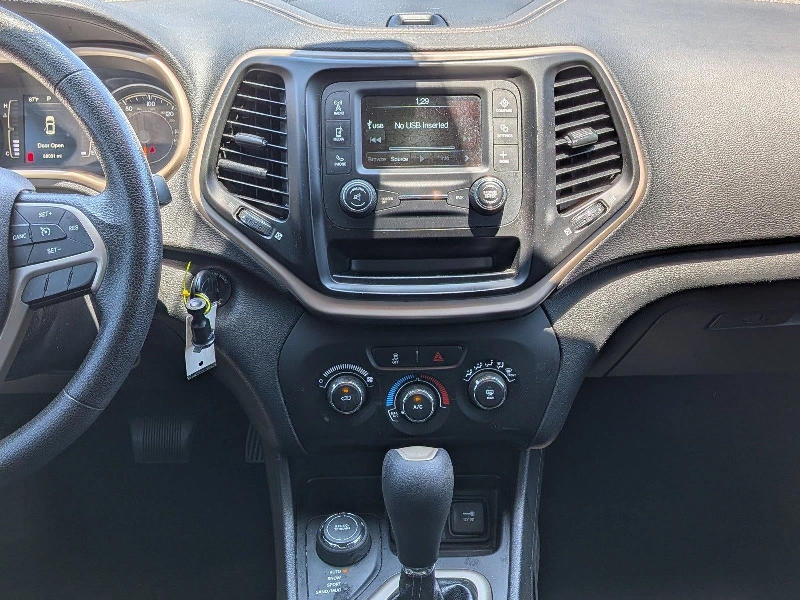 2016 Jeep Cherokee 4WD 4dr Sport