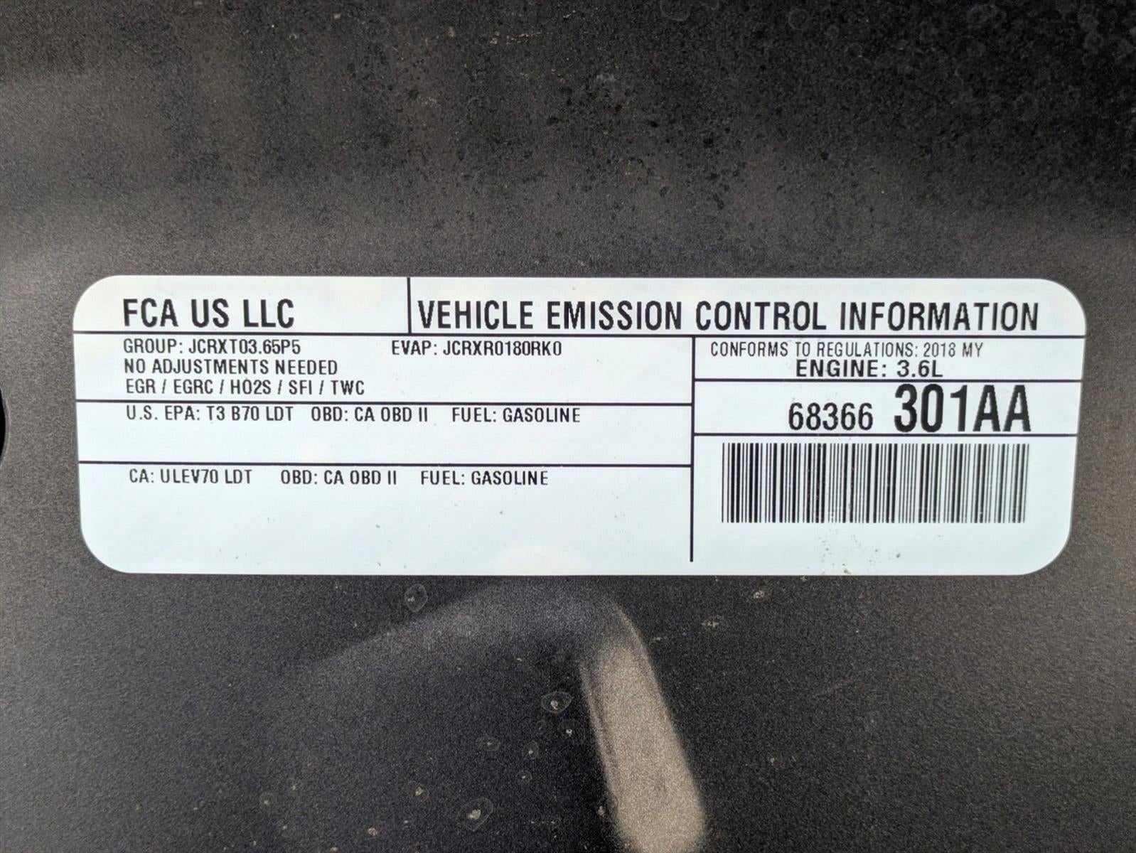 2018 Dodge Durango SXT RWD