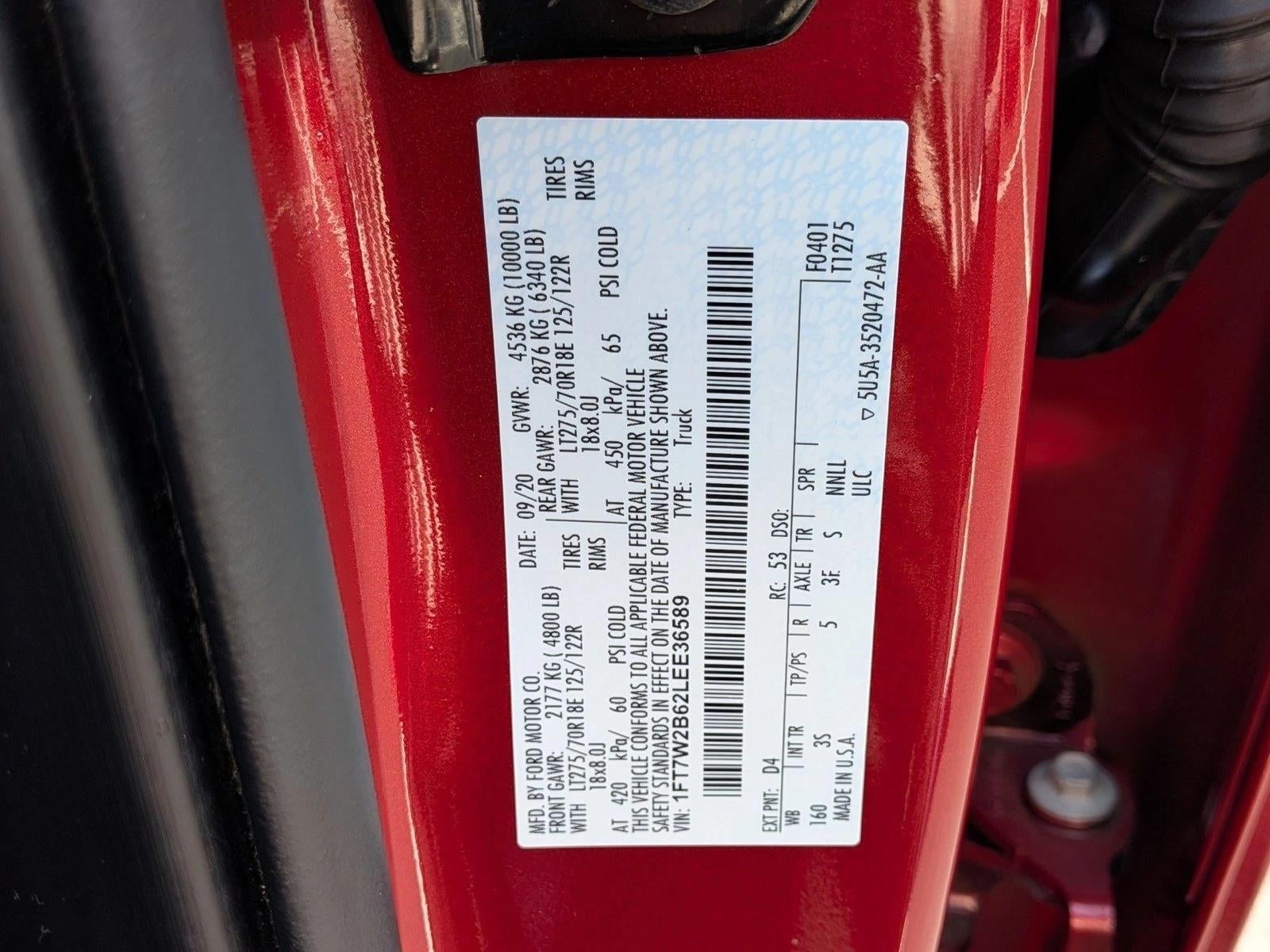 2020 Ford Super Duty F-250 SRW XLT 4WD Crew Cab 6.75' Box