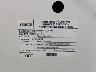 2020 Ford Ranger XL 2WD SuperCrew 5' Box