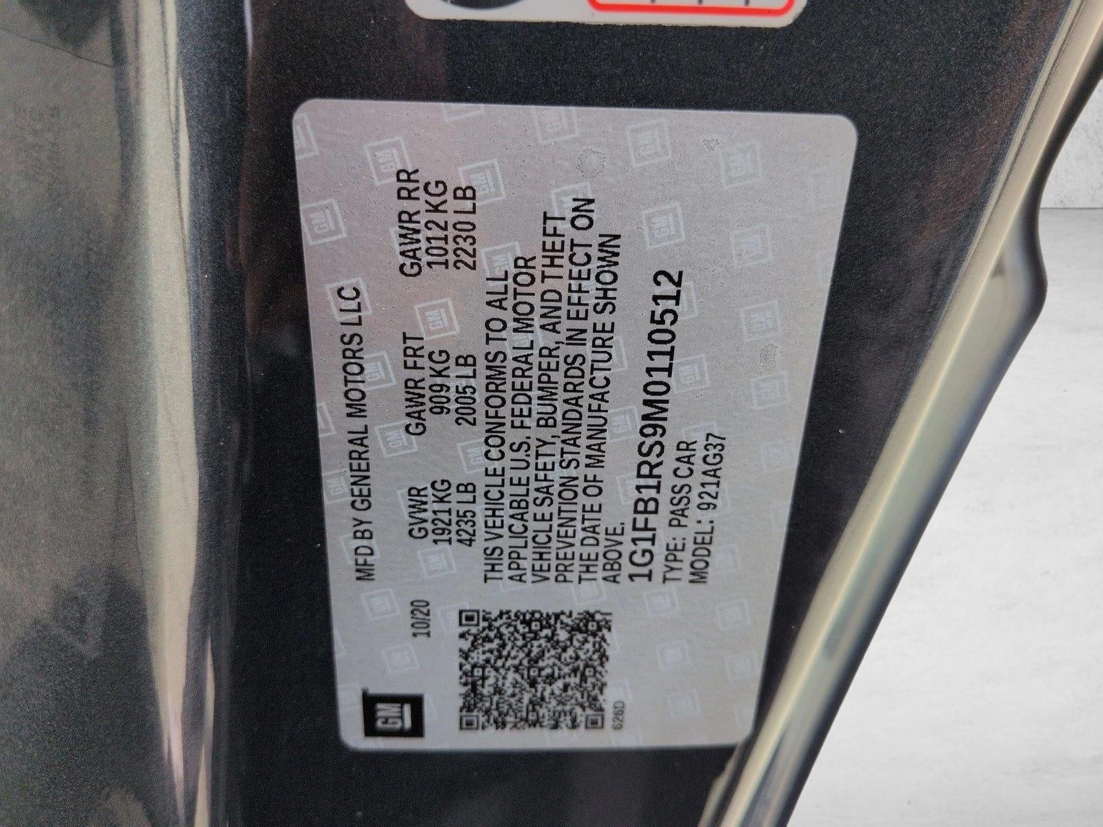 2021 Chevrolet Camaro 2dr Coupe 1LT