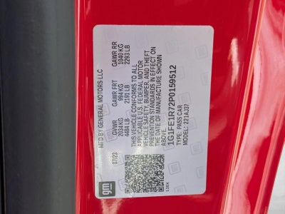 2023 Chevrolet Camaro 2dr Coupe 1SS