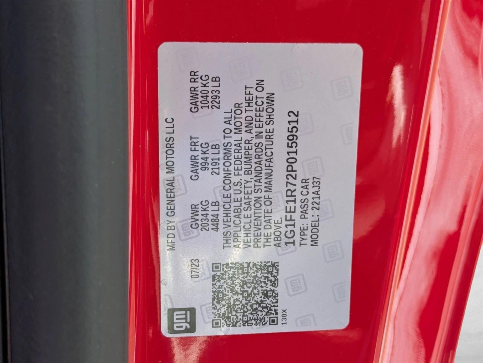 2023 Chevrolet Camaro 2dr Coupe 1SS