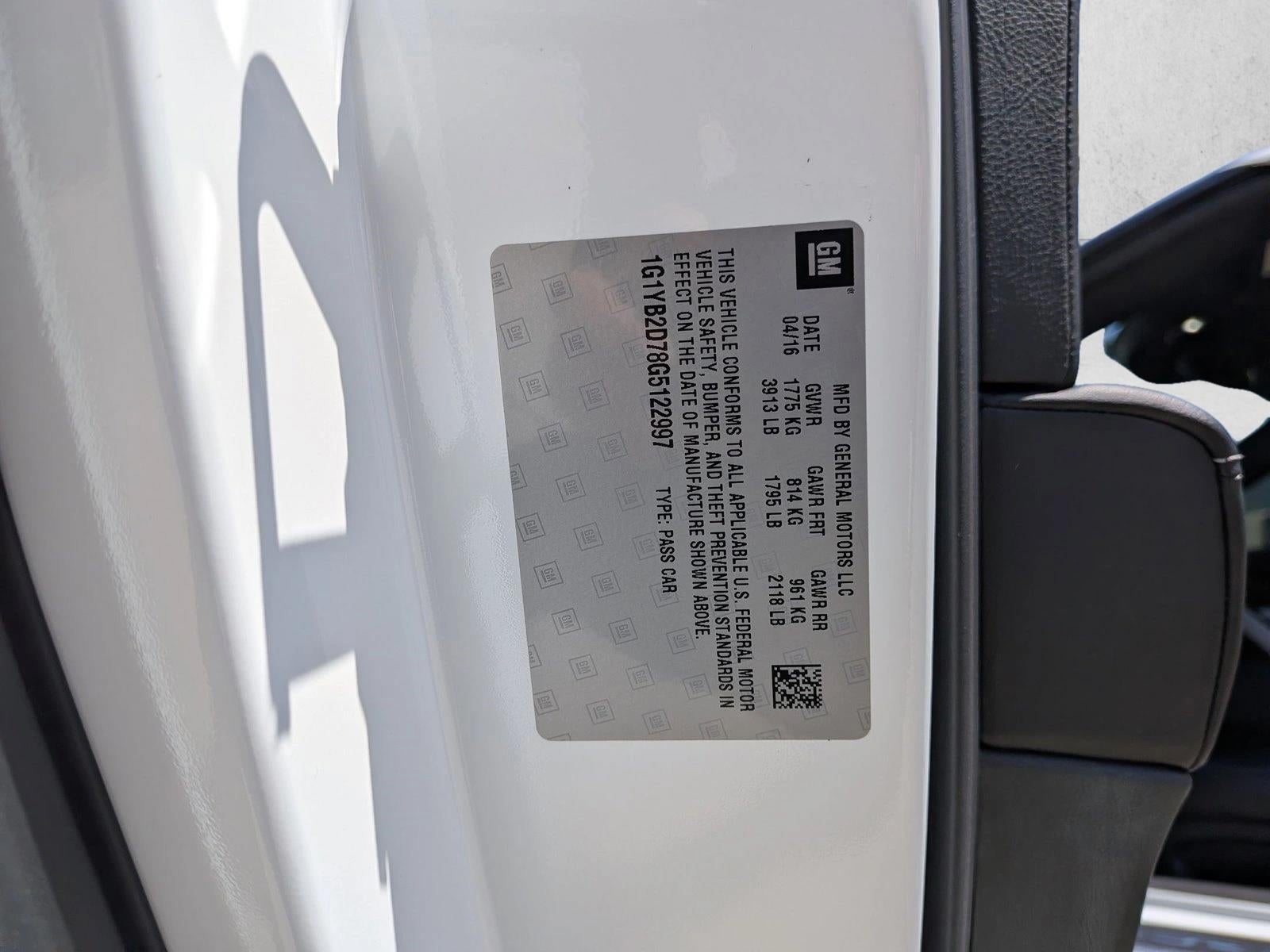 2016 Chevrolet Corvette Stingray Coupe 1LT