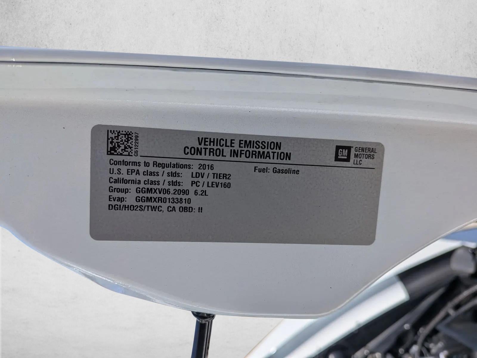 2016 Chevrolet Corvette Stingray Coupe 1LT