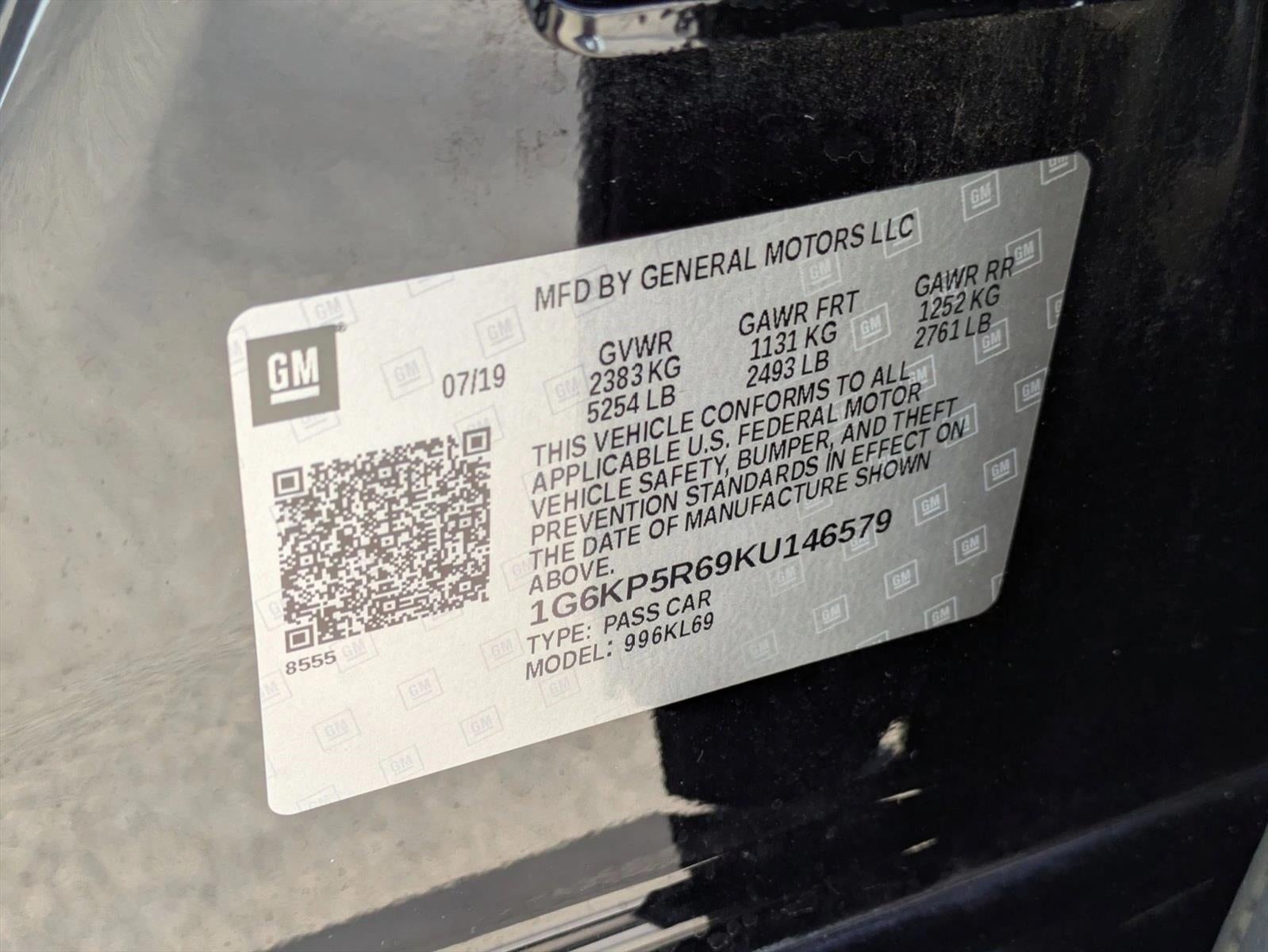 2019 Cadillac CT6 4dr Sdn 3.0L Turbo Sport AWD