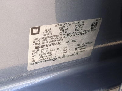 2015 Chevrolet Silverado 2500HD Built After Aug 14 Crew Cab Standard Box 4-Wheel Drive LTZ