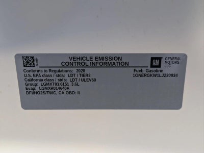 2020 Chevrolet Traverse FWD 1LT