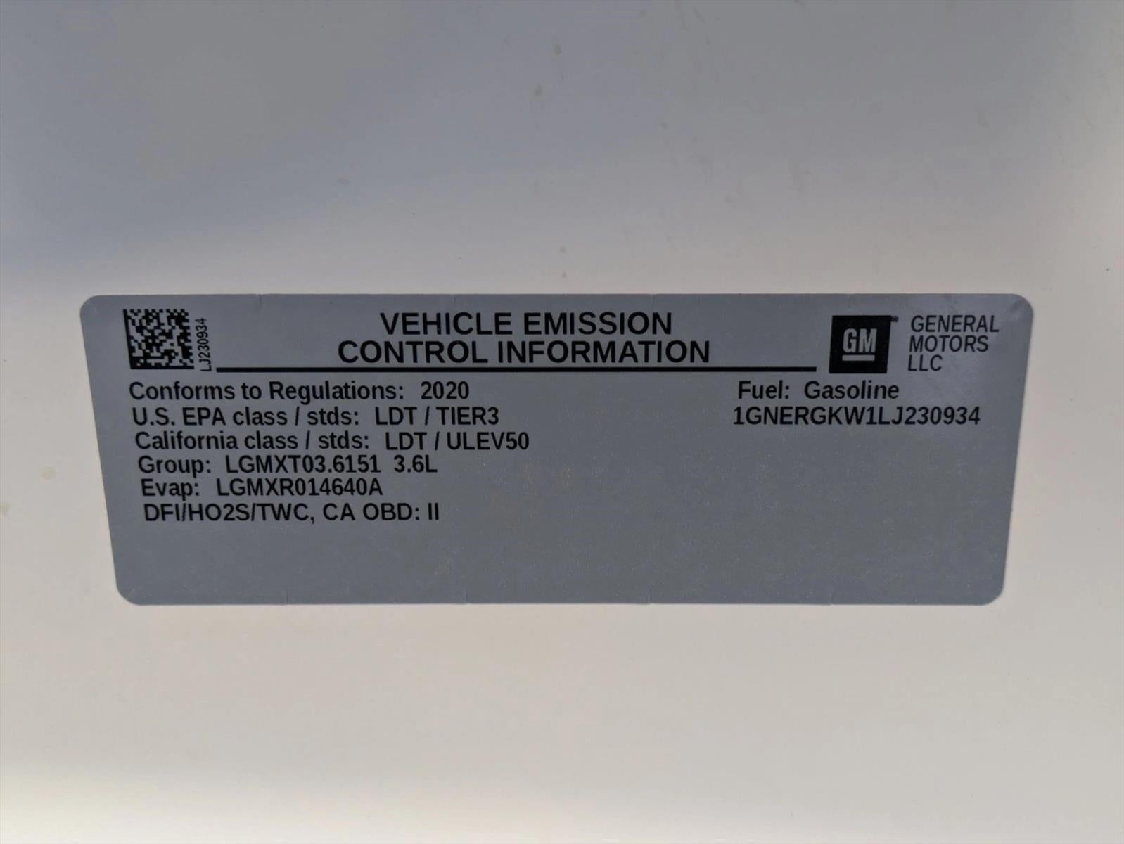 2020 Chevrolet Traverse FWD 1LT