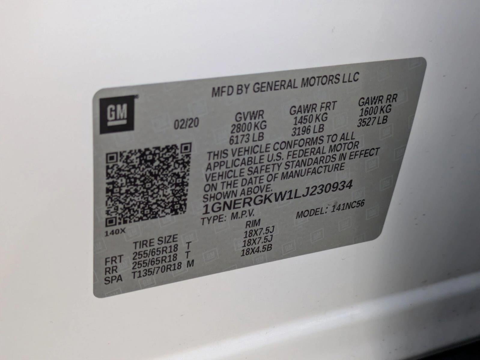 2020 Chevrolet Traverse FWD 1LT