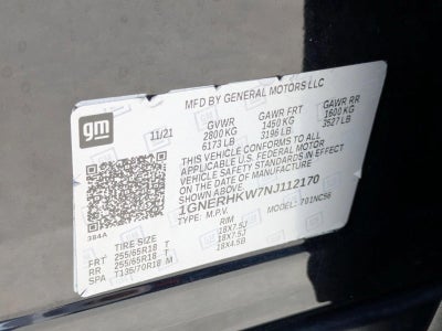 2022 Chevrolet Traverse FWD 3LT