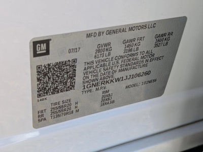 2018 Chevrolet Traverse FWD 1LZ