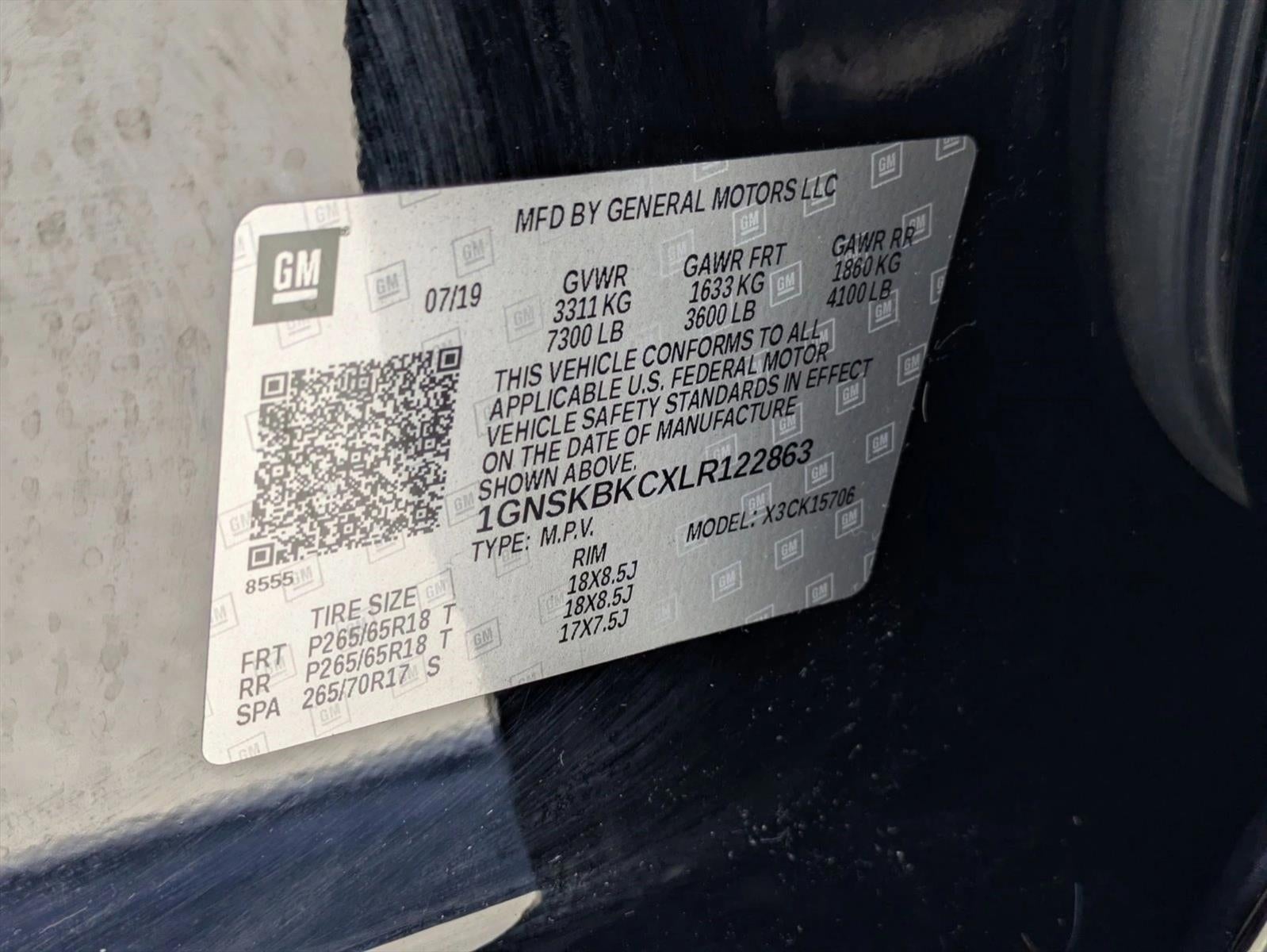 2020 Chevrolet Tahoe 4WD LT