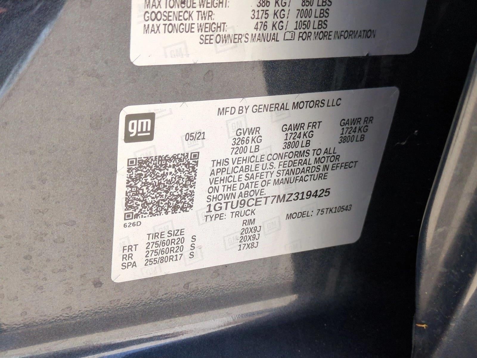 2021 GMC Sierra 1500 Crew Cab Short Box 4-Wheel Drive Elevation 3SB