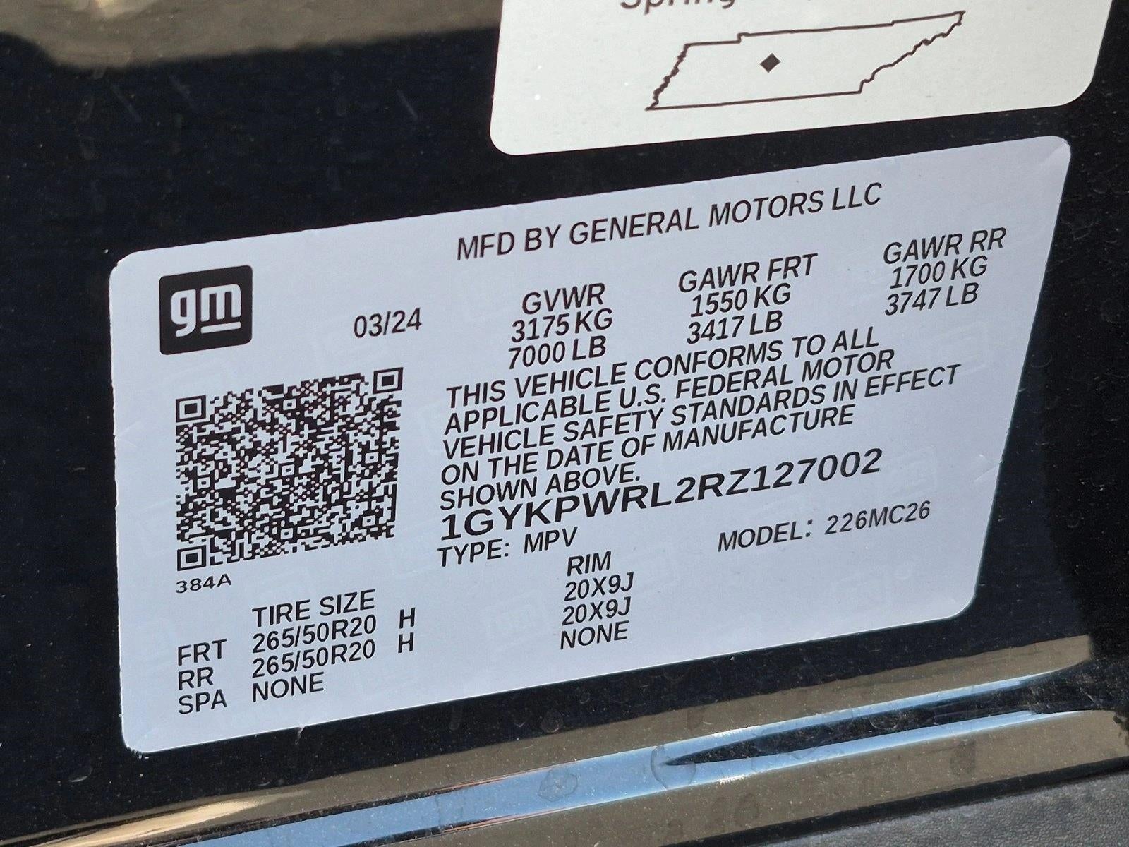 2024 Cadillac LYRIQ 4dr Sport w/1SK