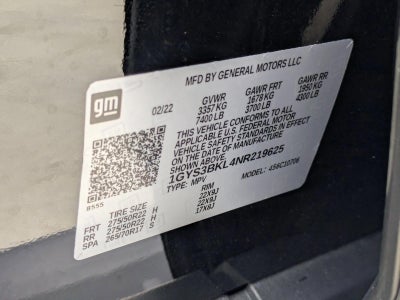 2022 Cadillac Escalade RWD Premium Luxury