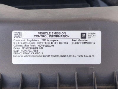 2021 Chevrolet Express Commercial Cutaway 3500 Van 139"