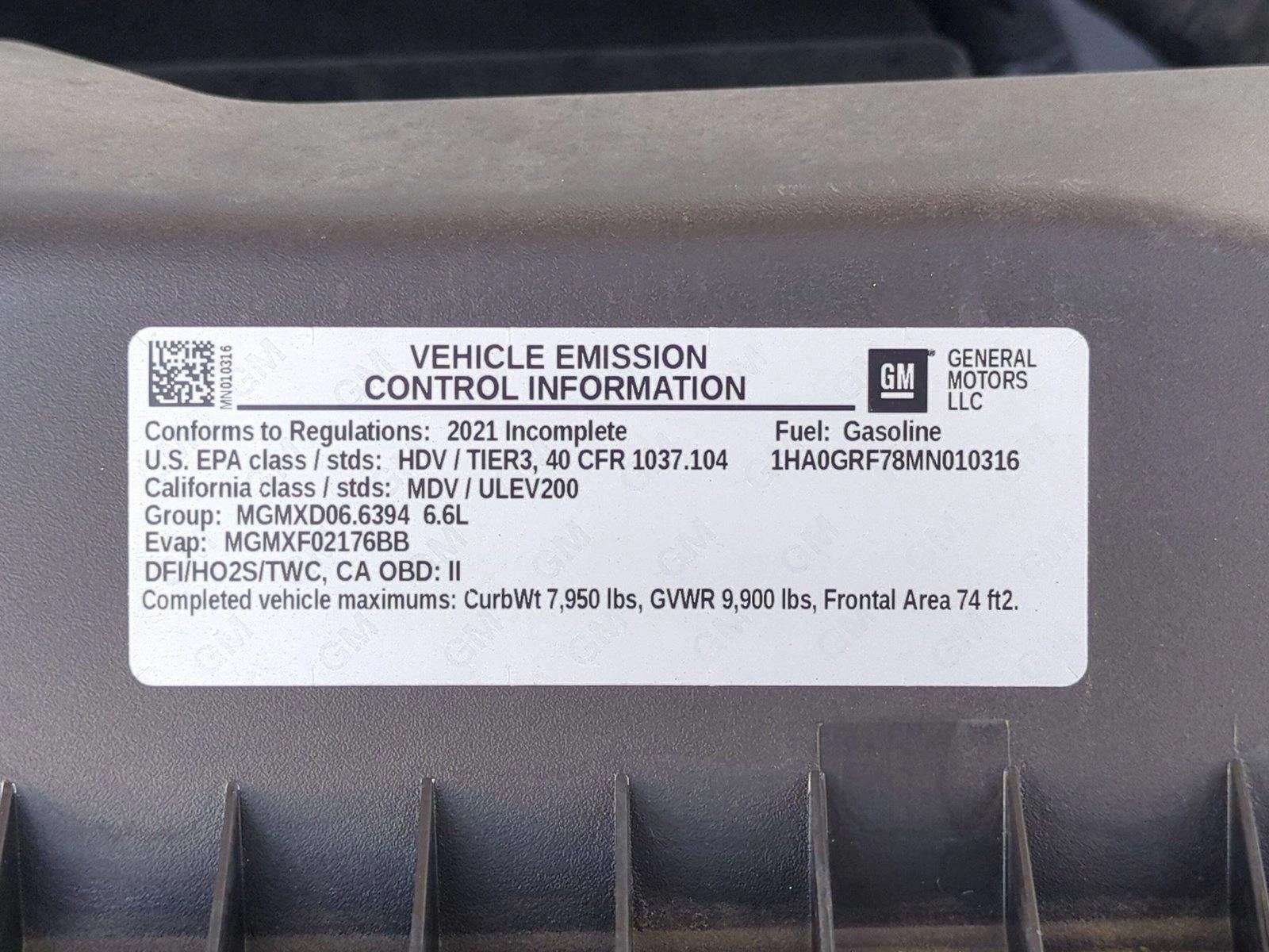 2021 Chevrolet Express Commercial Cutaway 3500 Van 139"