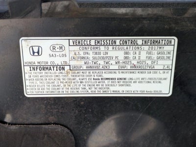 2017 Honda Accord Sedan Sport SE CVT