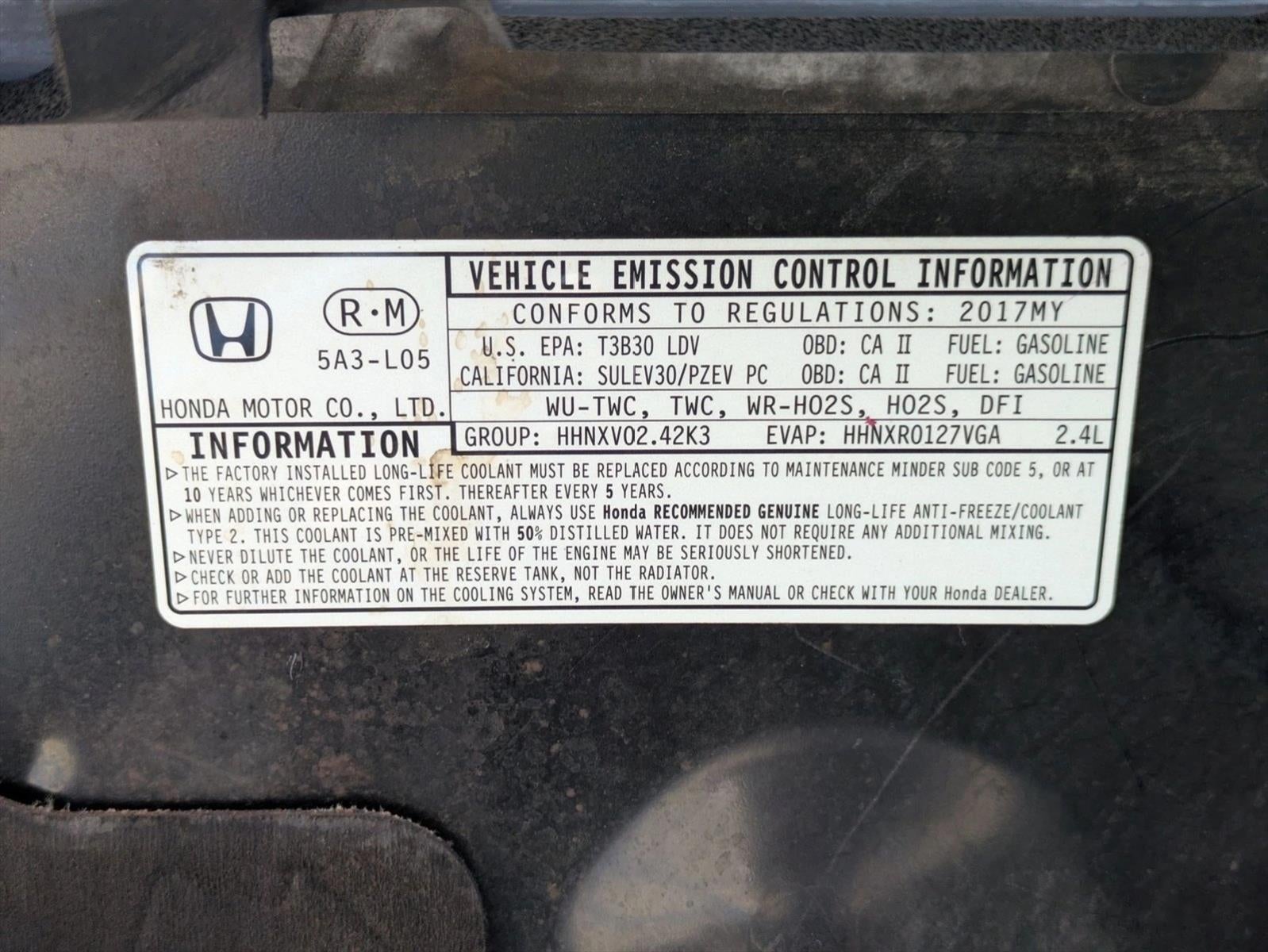 2017 Honda Accord Sedan Sport SE CVT