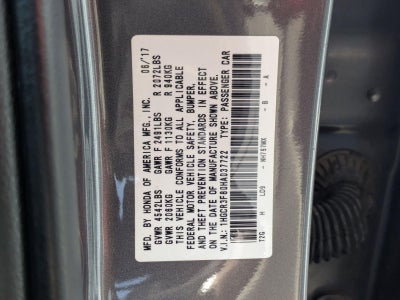 2017 Honda Accord Sedan EX-L V6 Automatic