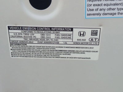 2019 Honda Accord Sedan Sport 1.5T CVT