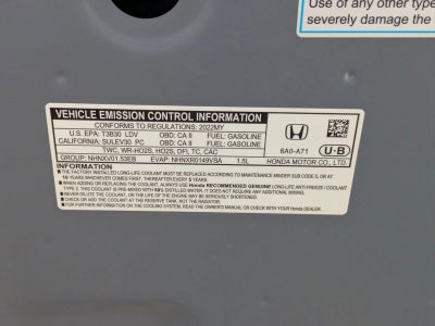 2022 Honda Accord Sedan Sport 1.5T CVT