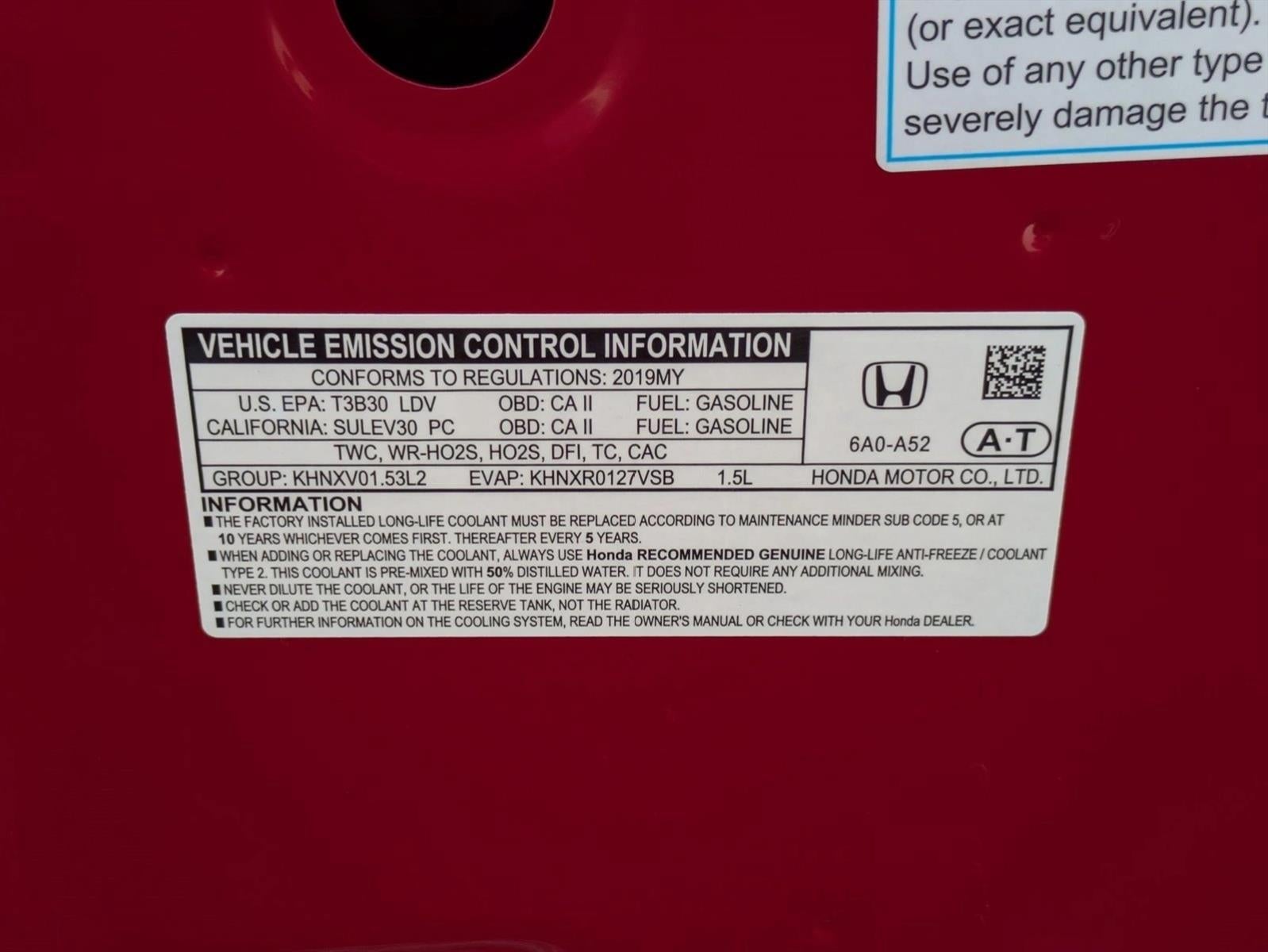 2019 Honda Accord Sedan Sport 1.5T CVT