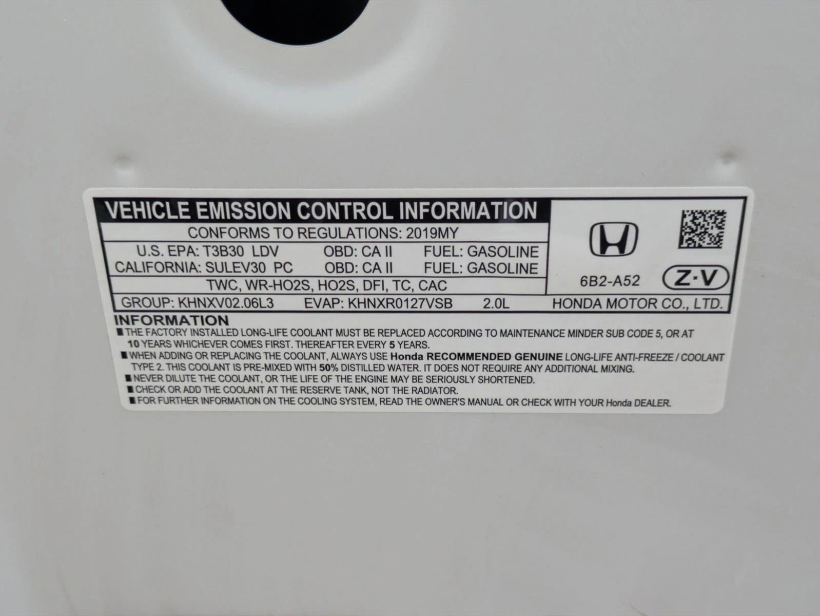 2019 Honda Accord Sedan Sport 2.0T Automatic