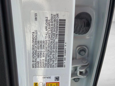 2023 Honda Accord Sedan EX CVT
