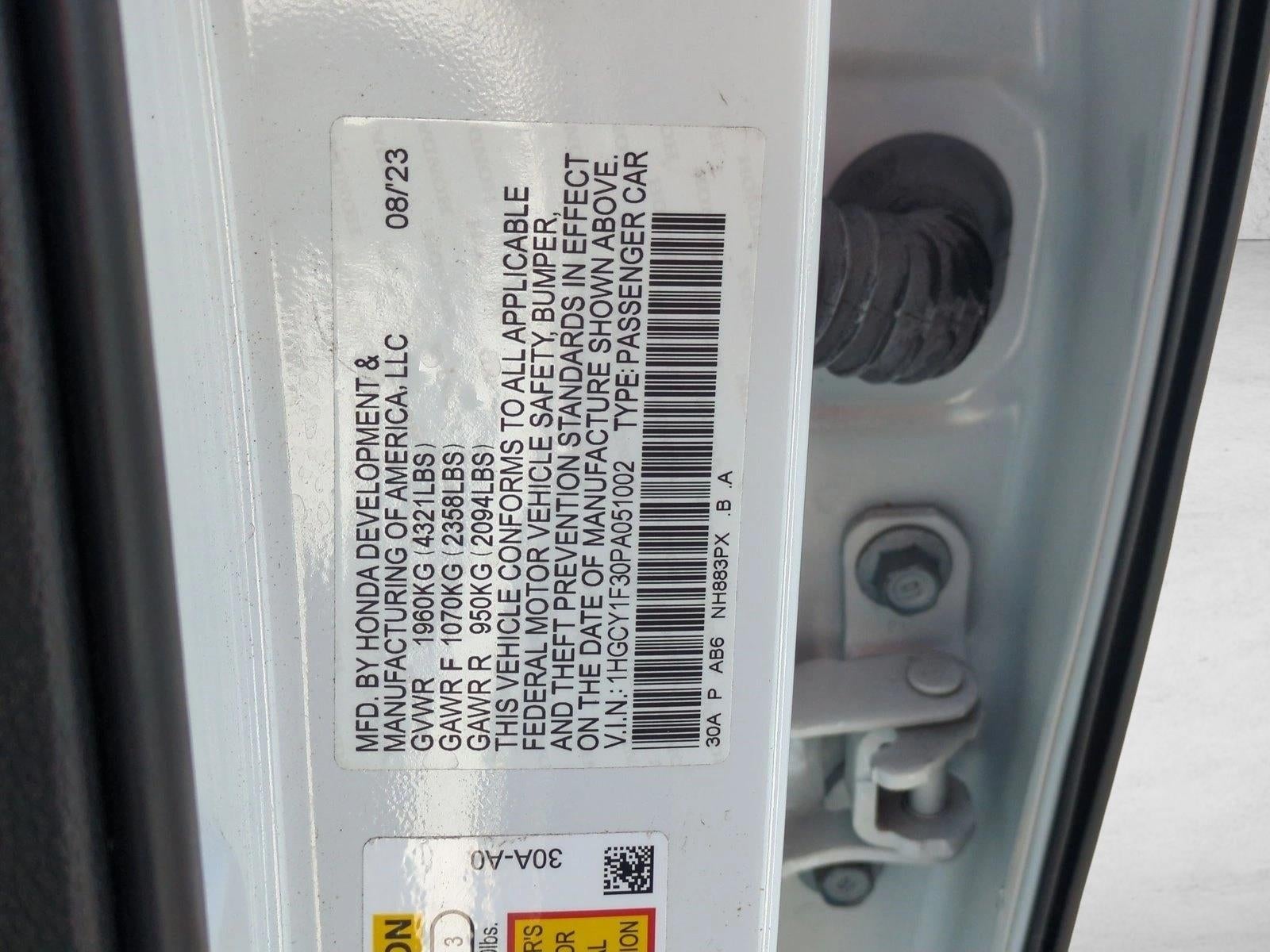 2023 Honda Accord Sedan EX CVT