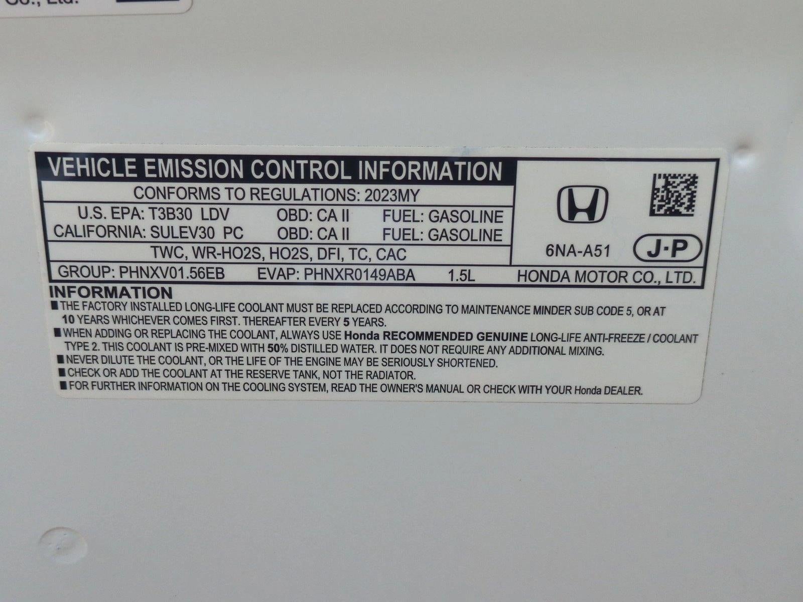 2023 Honda Accord Sedan EX CVT