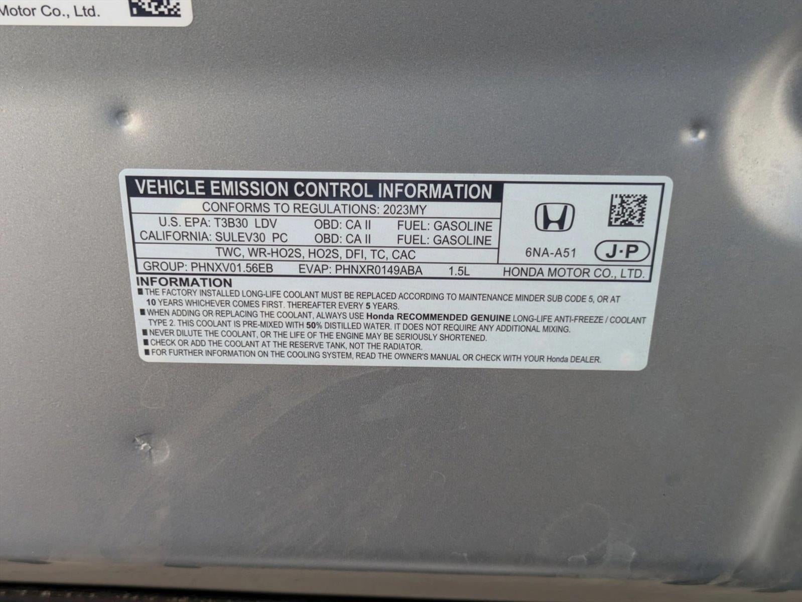 2023 Honda Accord Sedan EX CVT