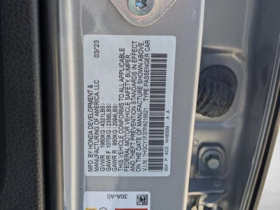 2023 Honda Accord Sedan EX CVT