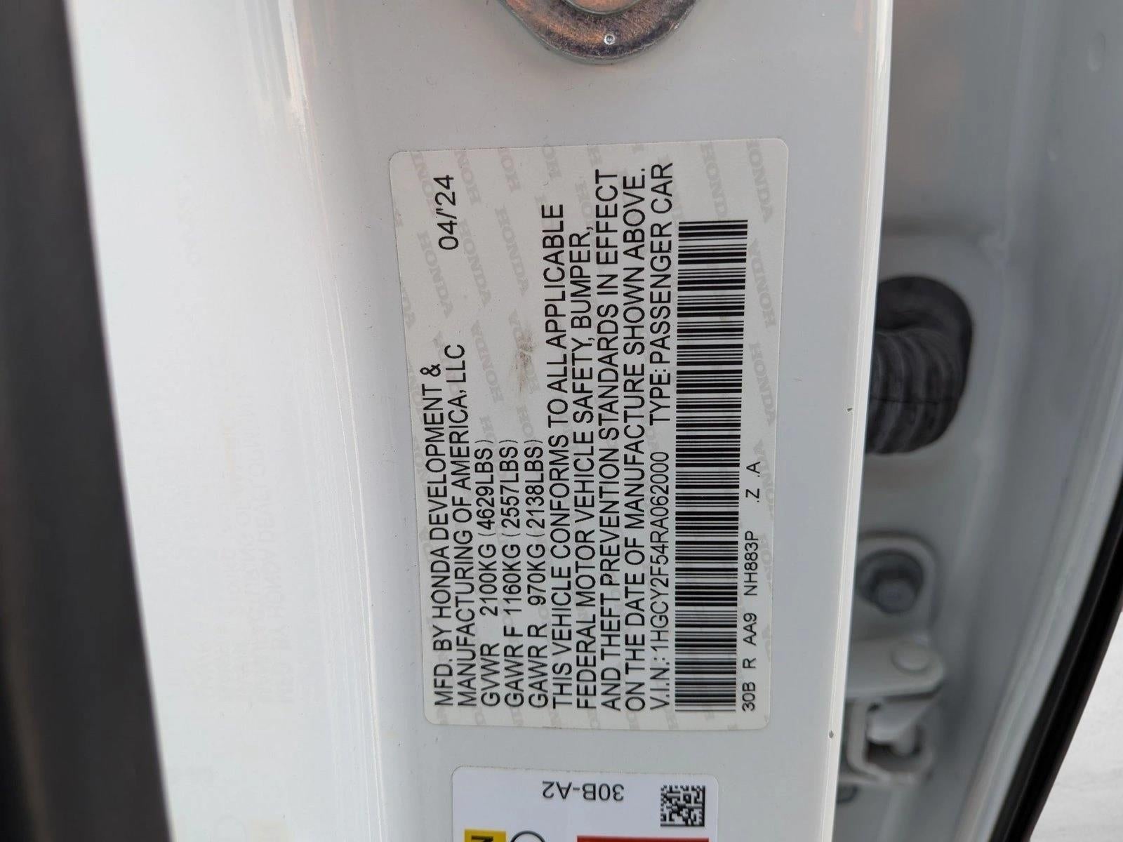 2024 Honda Accord Hybrid Sport Sedan