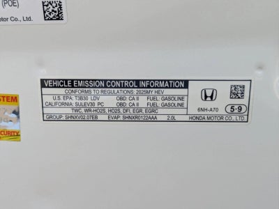 2025 Honda Accord Hybrid Sport Sedan