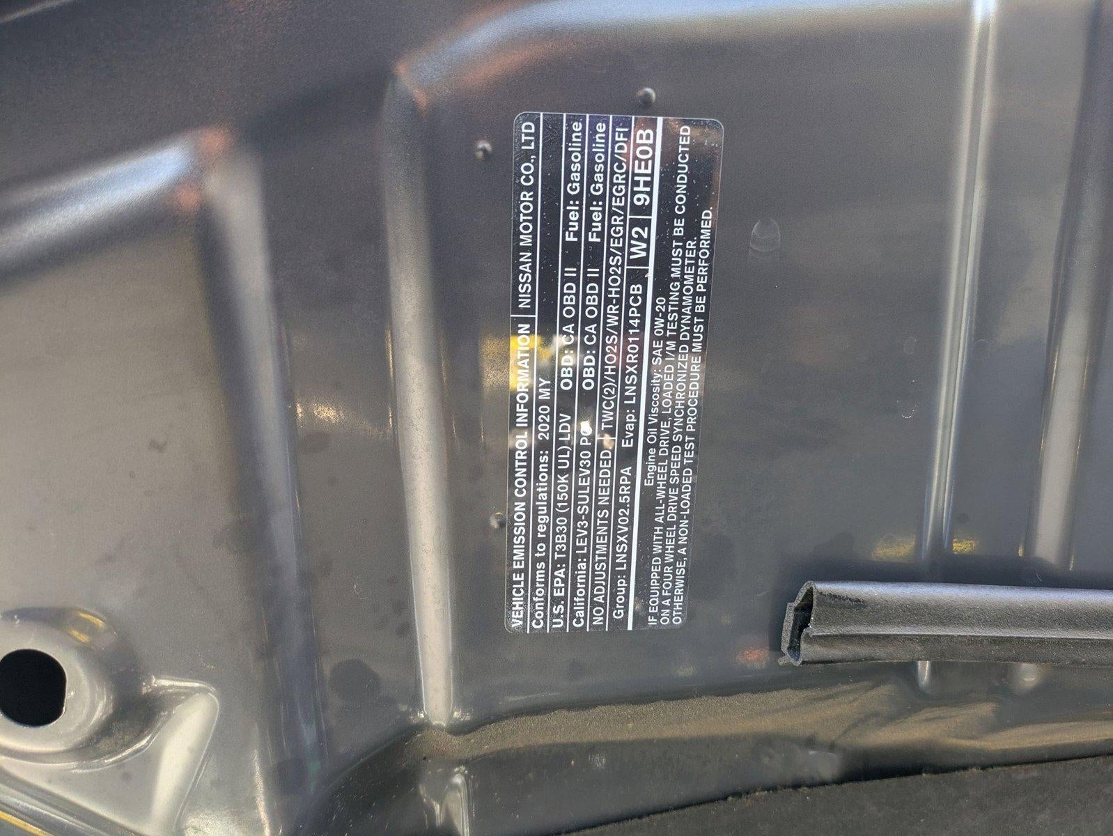 2020 Nissan Altima 2.5 SR Sedan