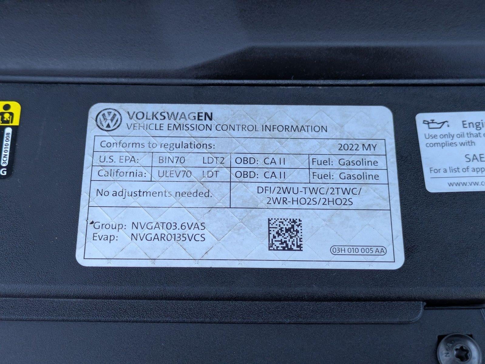 2022 Volkswagen Atlas 3.6L V6 SEL R-Line 4MOTION