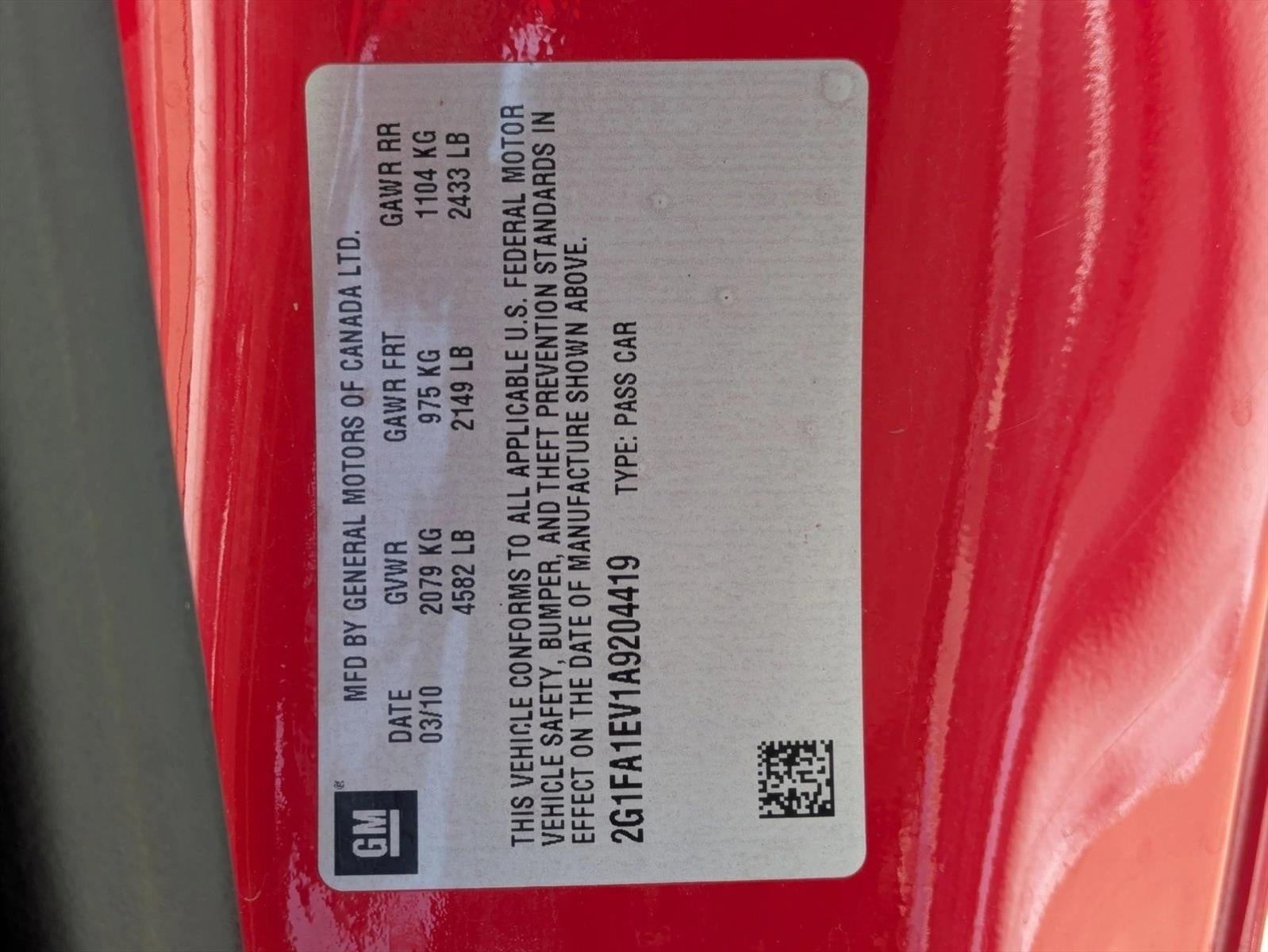 2010 Chevrolet Camaro Coupe LS