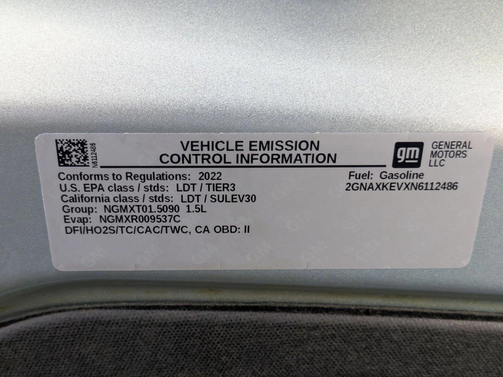 2022 Chevrolet Equinox FWD LT