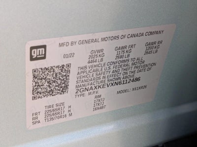 2022 Chevrolet Equinox FWD LT