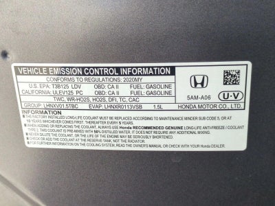 2020 Honda Civic Si Sedan Manual